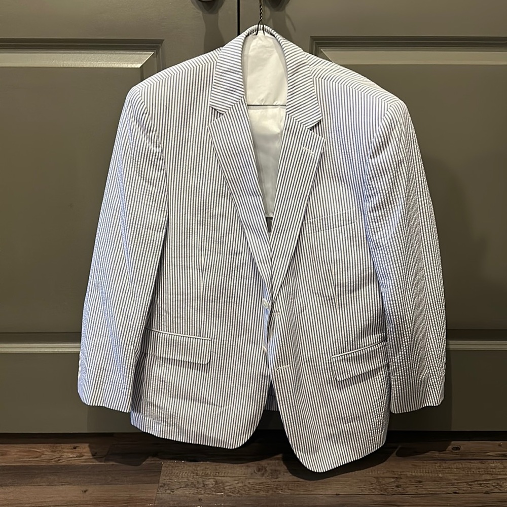 Blue Lion Palm Beach Seersucker Sport Coat